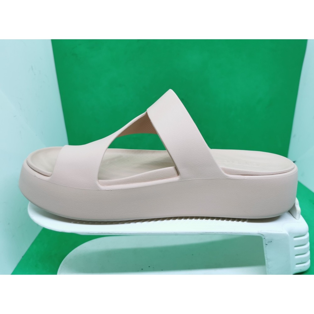 Crocs Getaway Platform Toe Loop 210834 Sandstone … - image 4